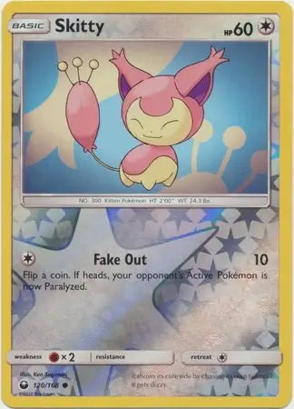 Celestial Storm Skitty #120/168 reverse holo