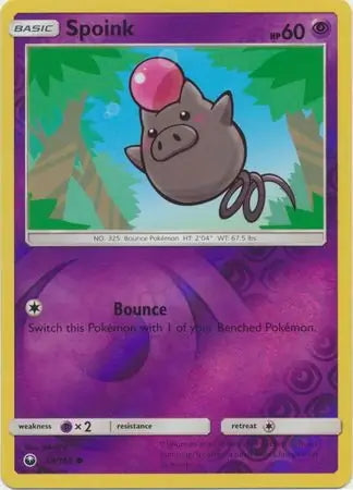 Celestial Storm Spoink #59/168 reverse holo