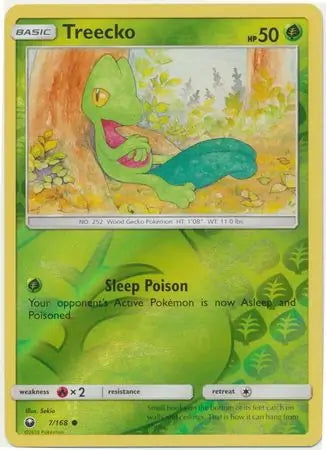 Celestial Storm Treecko #7/168 reverse holo
