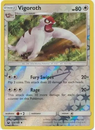 Celestial Storm Vigoroth #114/168 reverse holo