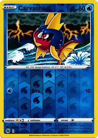 Champion’s Path Carvanha #11/73 reverse holo