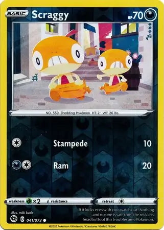 Champion’s Path Scraggy #41/73 reverse holo
