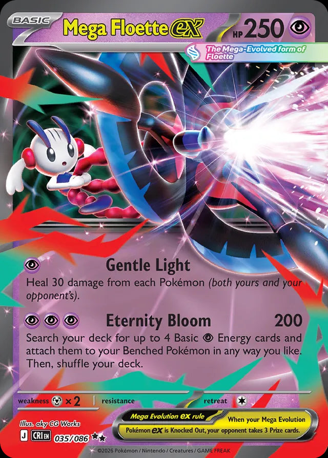 Chaos Rising Mega Floette ex #035/86