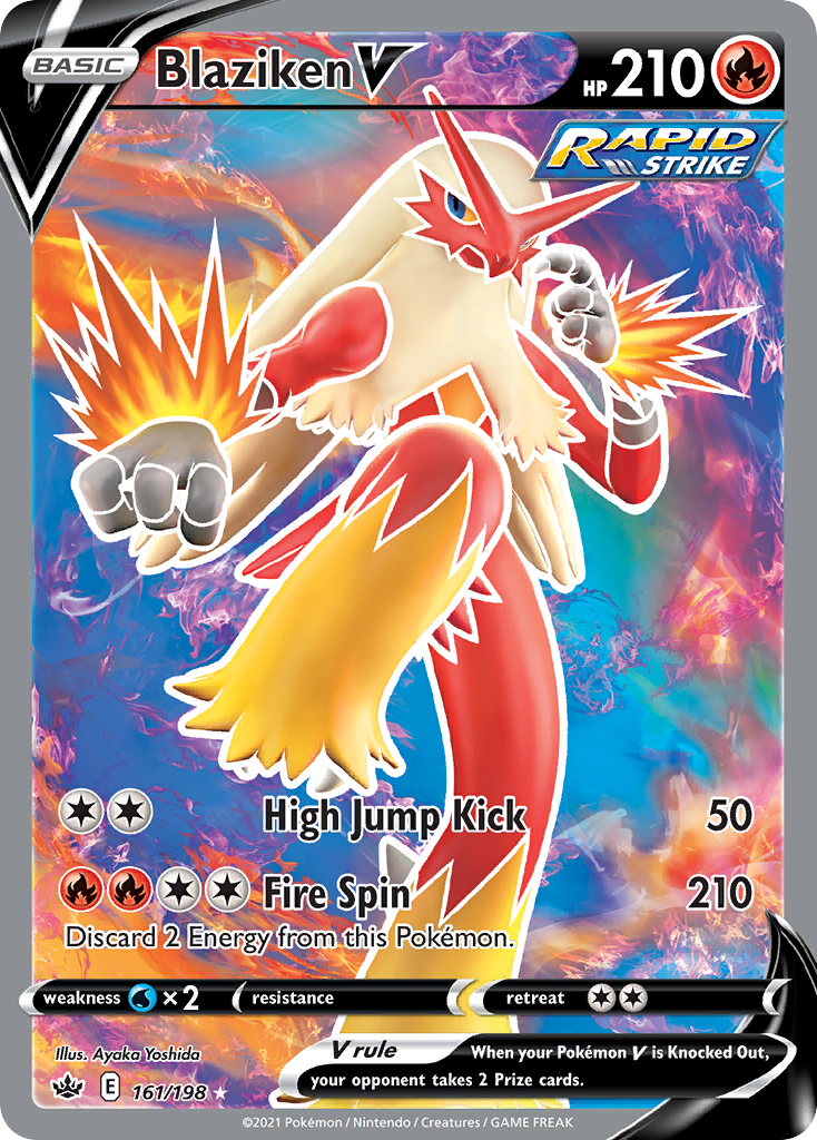 Chilling Reign Blaziken V #161/198