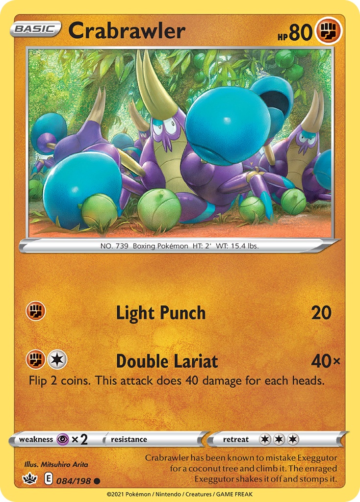 Chilling Reign Crabrawler #84/198