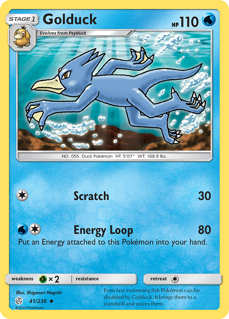 Cosmic Eclipse Golduck #41/236