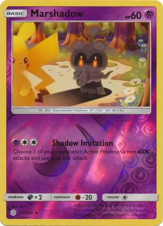 Cosmic Eclipse Marshadow #103/236 reverse holo