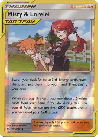 Cosmic Eclipse Misty & Lorelei #199/236 reverse holo