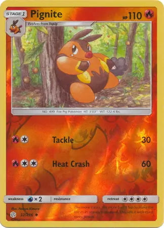 Cosmic Eclipse Pignite #32/236 reverse holo