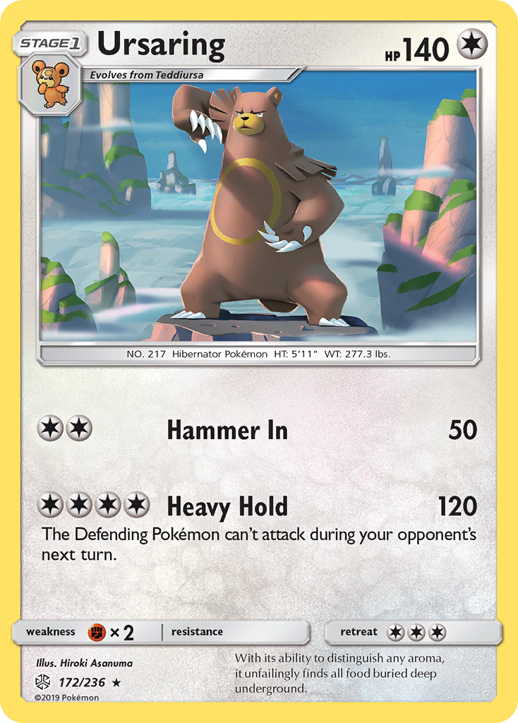Cosmic Eclipse Ursaring #172/236