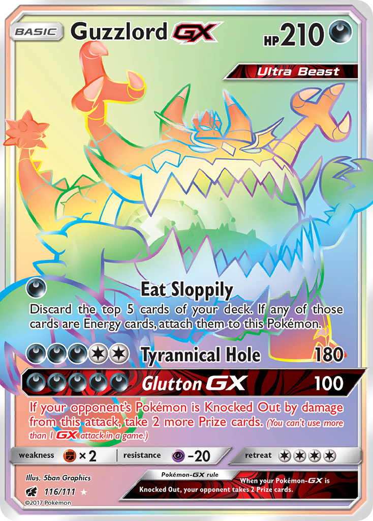 Crimson Invasion Guzzlord GX #116/111