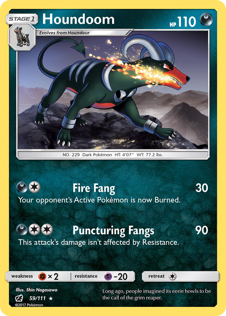 Crimson Invasion Houndoom #59/111