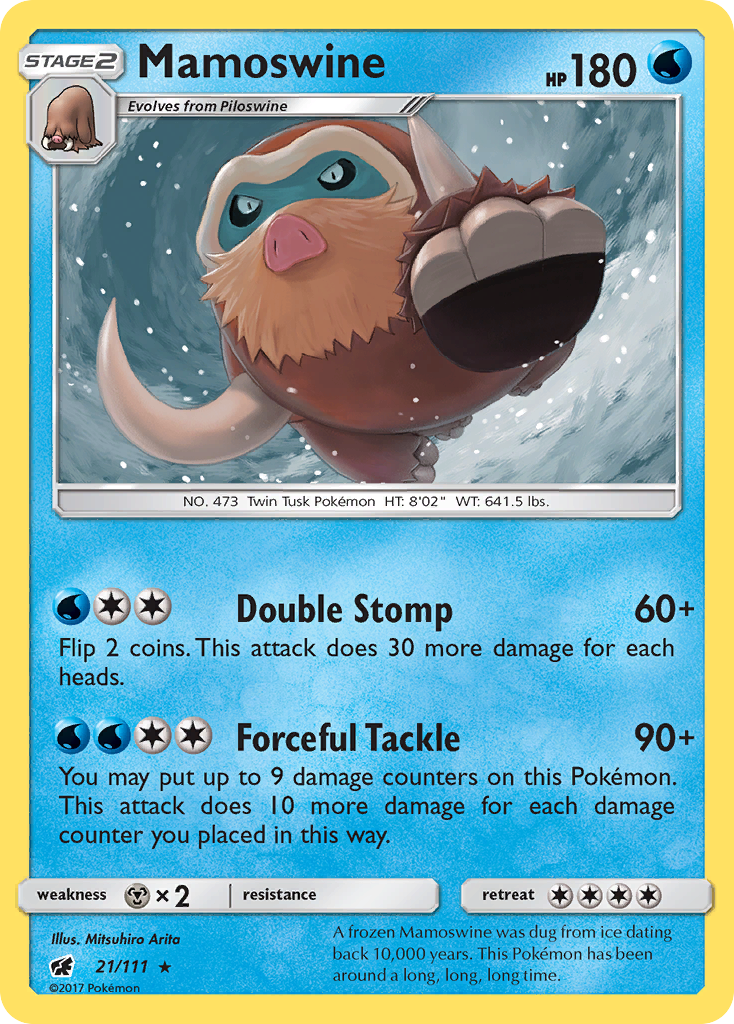 Crimson Invasion Mamoswine #21/111