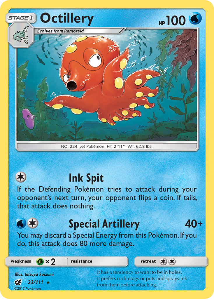 Crimson Invasion Octillery #23/111
