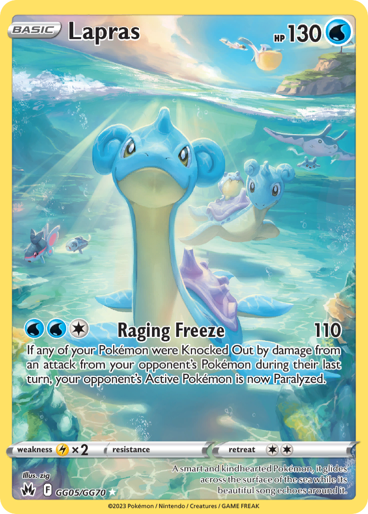 Crown Zenith Galarian Gallery Lapras #GG5/70