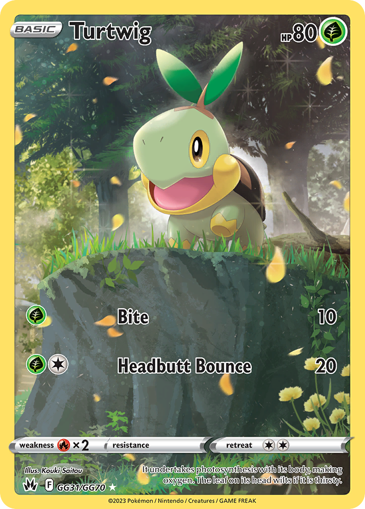 Crown Zenith Galarian Gallery Turtwig #GG31/70