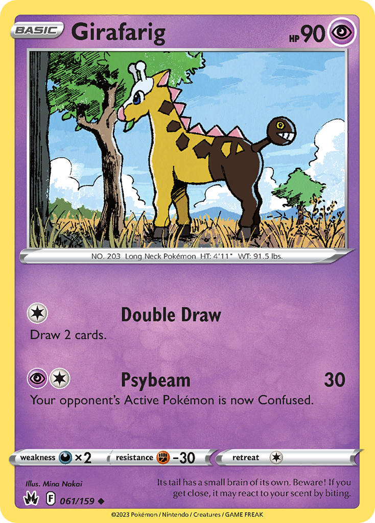 Crown Zenith Girafarig #61/159