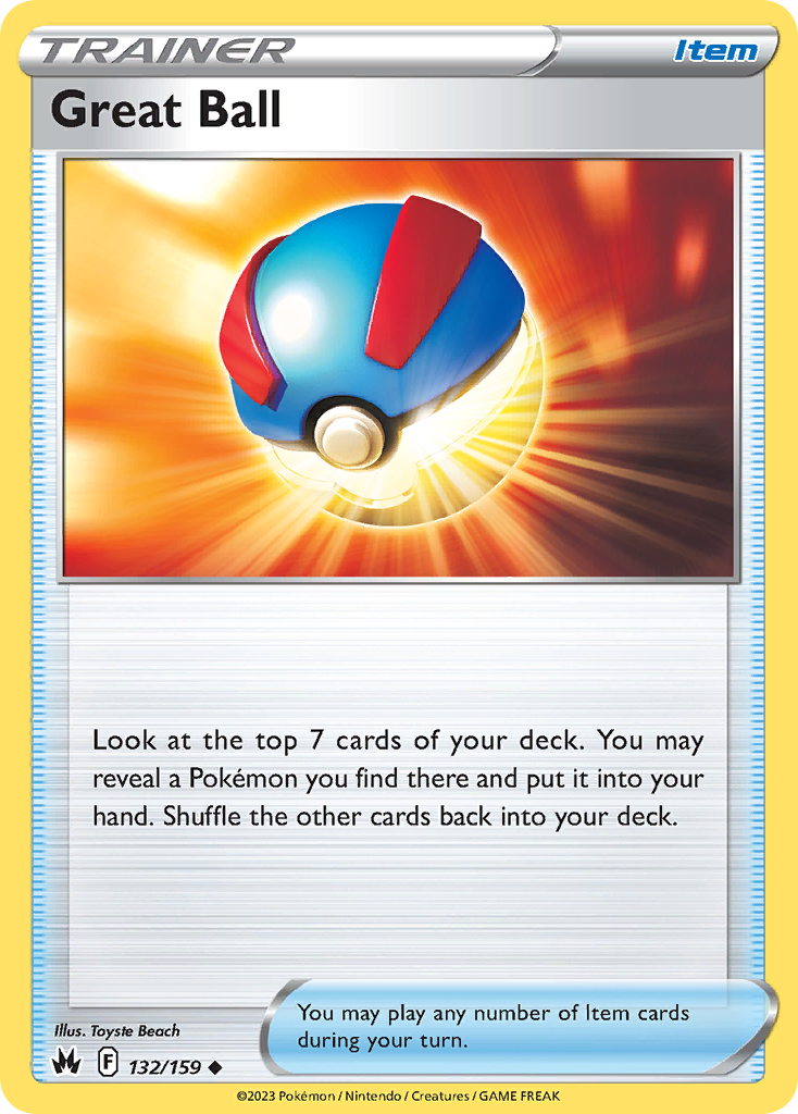 Crown Zenith Great Ball #132/159