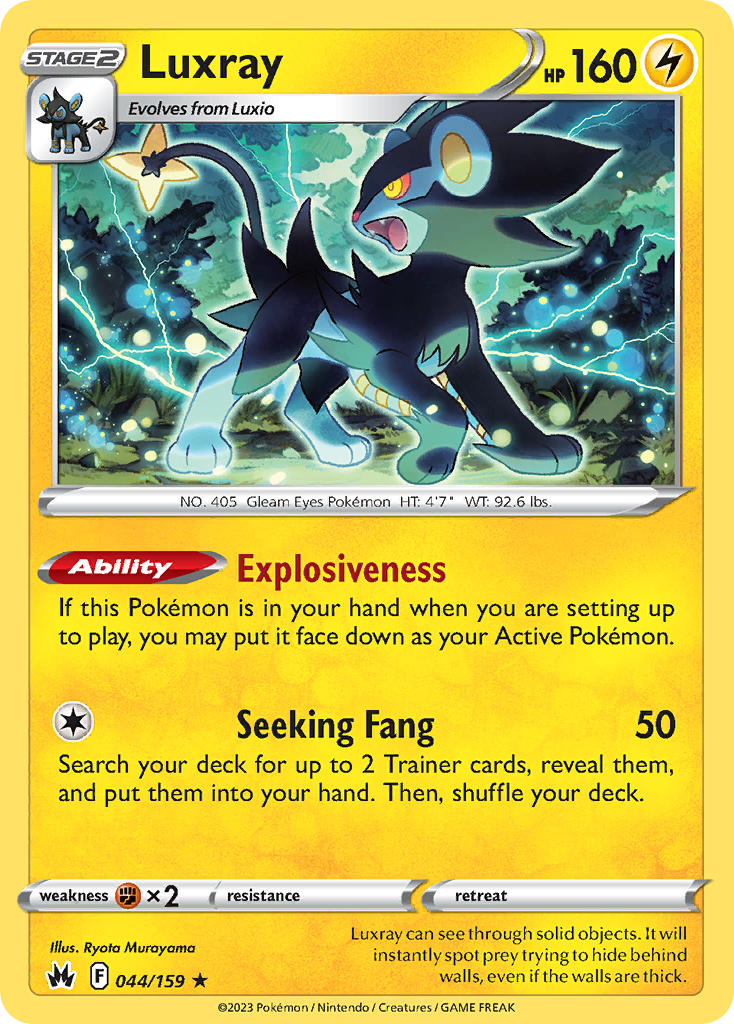 Crown Zenith Luxray #44/159