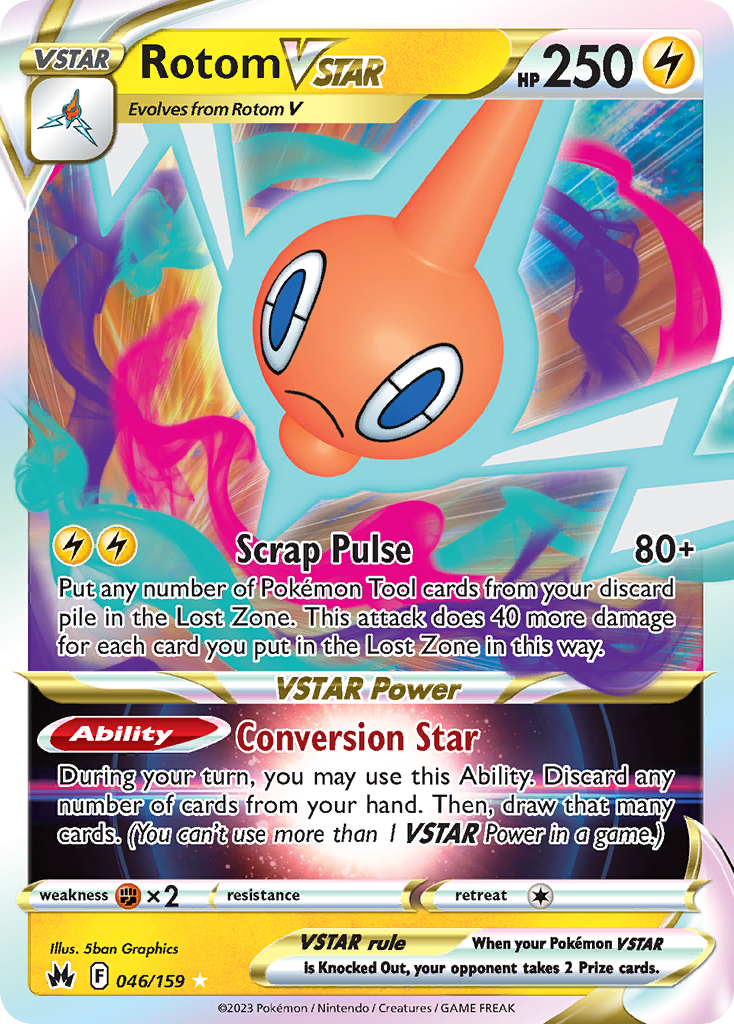 Crown Zenith Rotom VSTAR #46/159