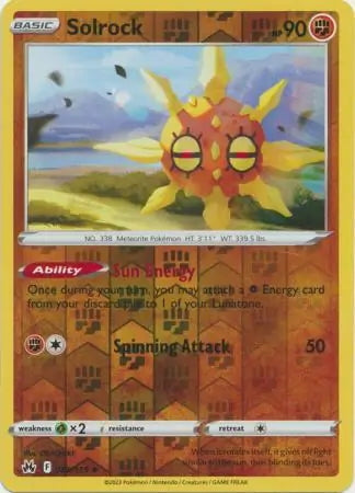 Crown Zenith Solrock #69/159 reverse holo