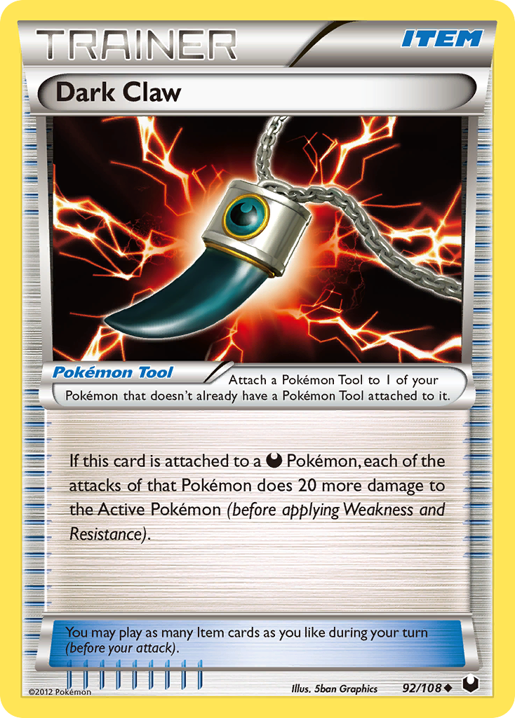 Dark Explorers Dark Claw #92/108