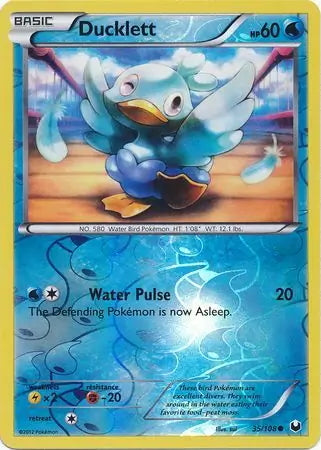 Dark Explorers Ducklett #35/108 reverse holo