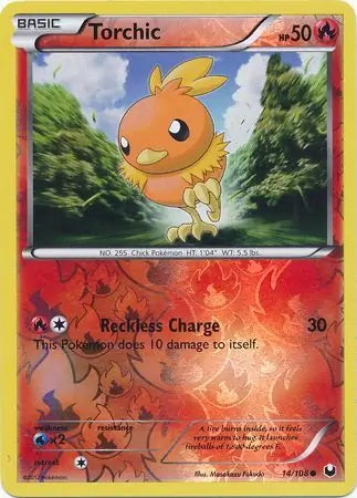 Dark Explorers Torchic #14/108 reverse holo