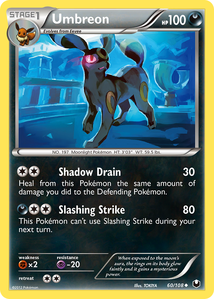 Dark Explorers Umbreon #60/108