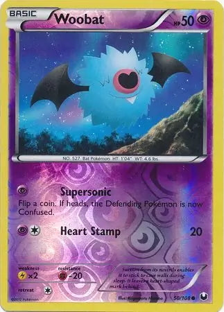 Dark Explorers Woobat #50/108 reverse holo
