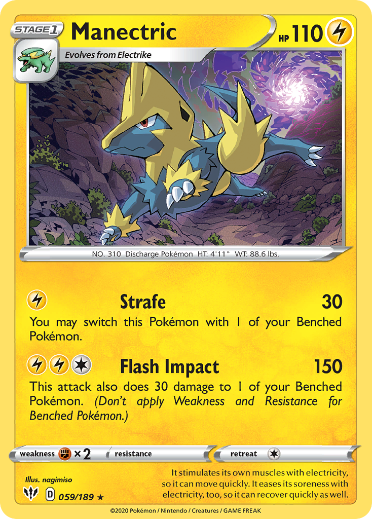 Darkness Ablaze Manectric #59/189