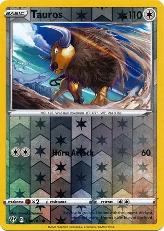 Darkness Ablaze Tauros #134/189 reverse holo
