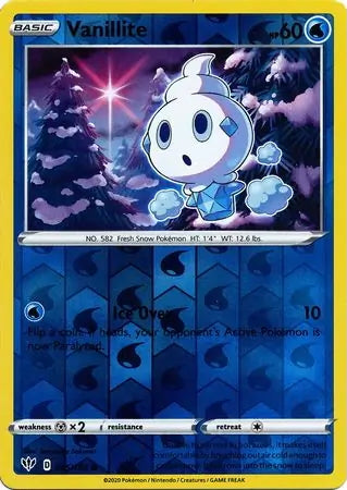 Darkness Ablaze Vanillite #45/189 reverse holo
