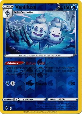 Darkness Ablaze Vanilluxe #47/189 reverse holo