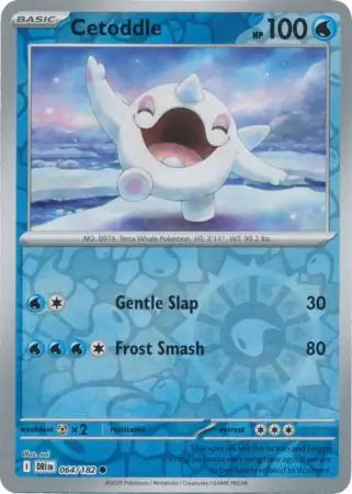 Destined Rivals Cetoddle #64/182 reverse holo