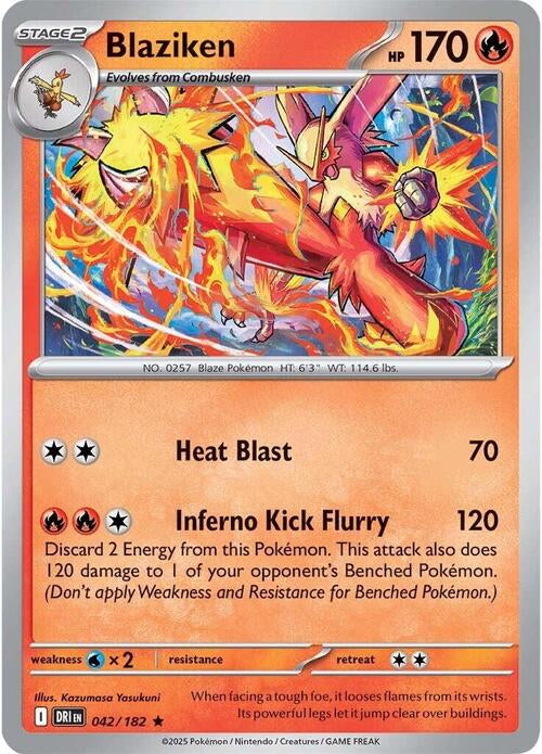 Destined Rivals Holo Blaziken #42/182