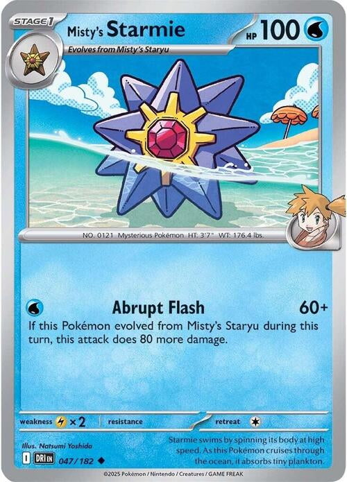 Destined Rivals Misty's Starmie #47/182