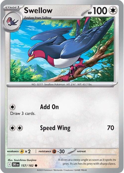 Destined Rivals Swellow #157/182