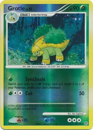 Diamond & Pearl Grotle #49/130 reverse holo