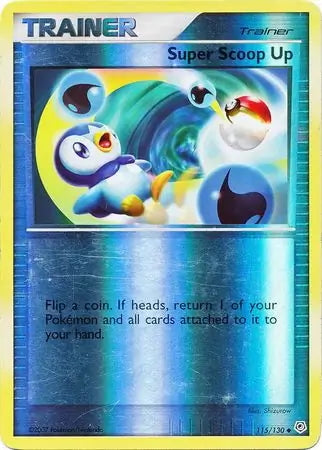 Diamond & Pearl Super Scoop Up #115/130 reverse holo