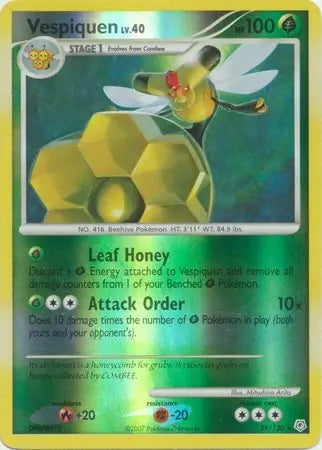 Diamond & Pearl Vespiquen #39/130 reverse holo