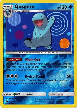 Dragon Majesty Quagsire #26/70 reverse holo