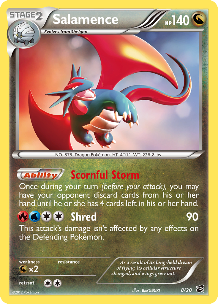 Dragon Vault Holo Salamence #8