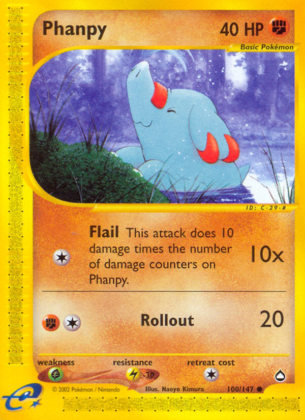 E-Series Aquapolis Phanpy #100/147