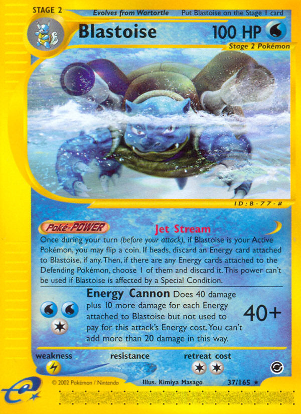 E-Series Expedition Blastoise #37/165