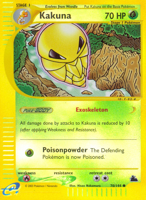 E-Series Skyridge Kakuna #70/144 reverse holo