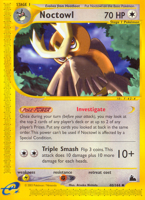 E-Series Skyridge Noctowl #40/144