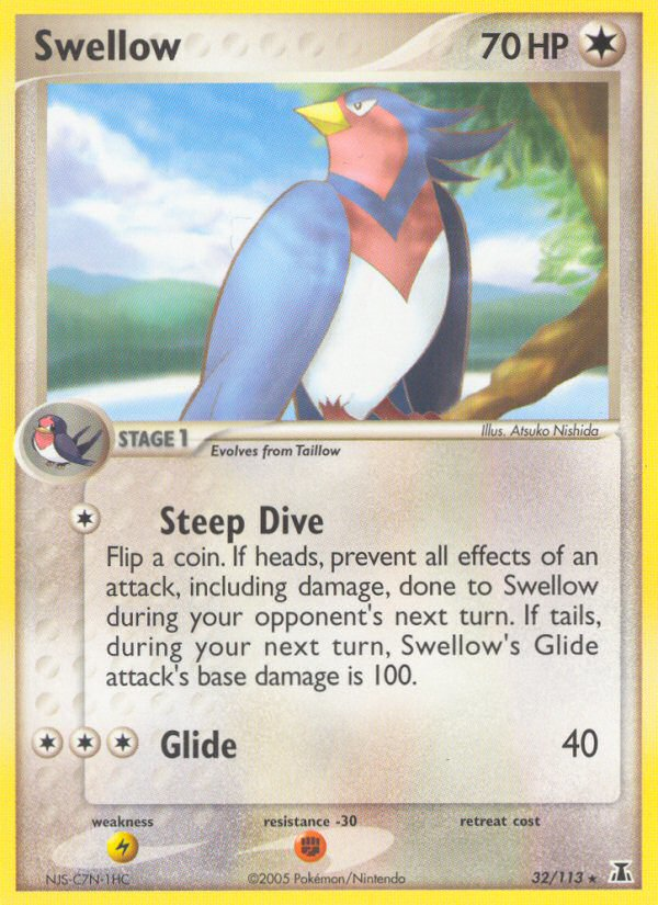 EX Delta Species Swellow #32/113