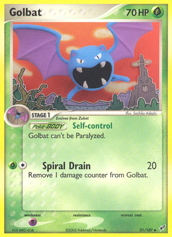 EX Deoxys Golbat #31/107
