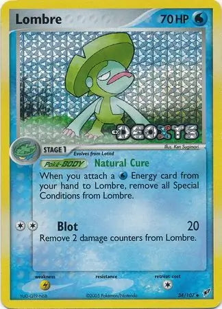 EX Deoxys Lombre #34/107 reverse holo